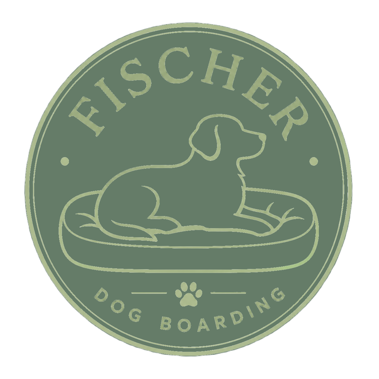 Fischer Dog Boarding Logo